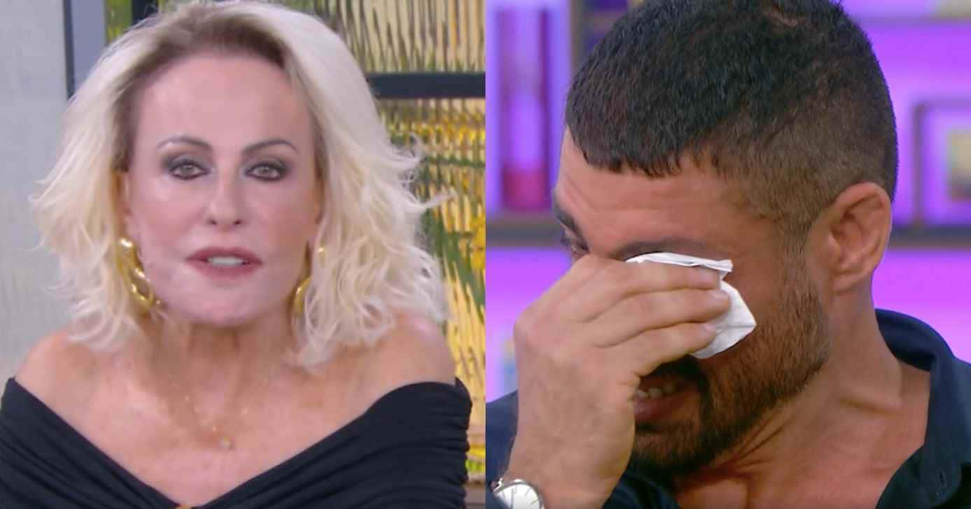 Ana Maria e Cauã Reymond no Mais Você (Fotos: Reproduções / Globo)