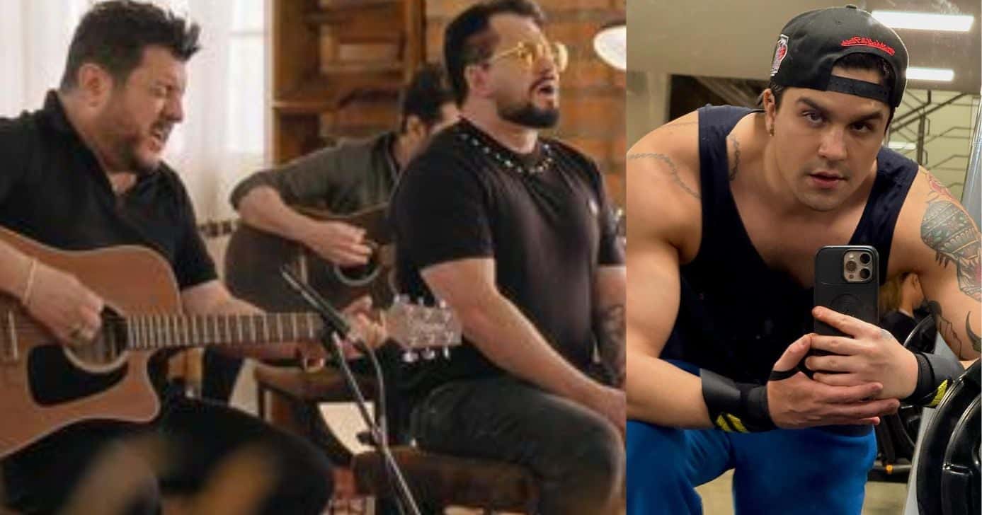 Bruno e Marrone no Viver Sertanejo e Luan Santana (Fotos: Reproduções / Globo / Instagram)