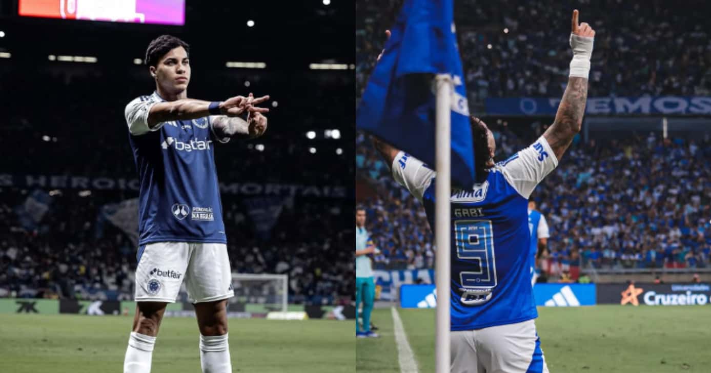 Kaio Jorge e Gabigol no Cruzeiro (Foto: Instagram)
