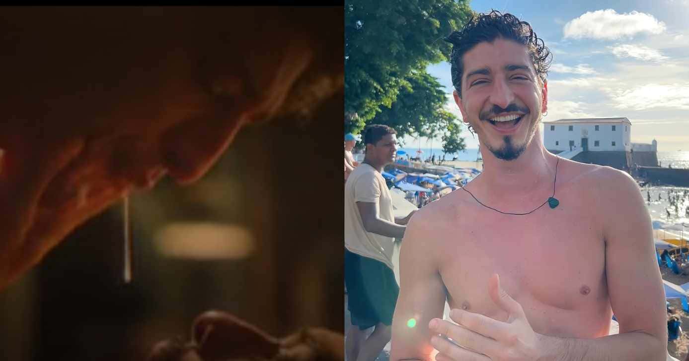 Johnny Massaro e ator em cena de série (Fotos: Reproduções / HBO Max / Instagram)