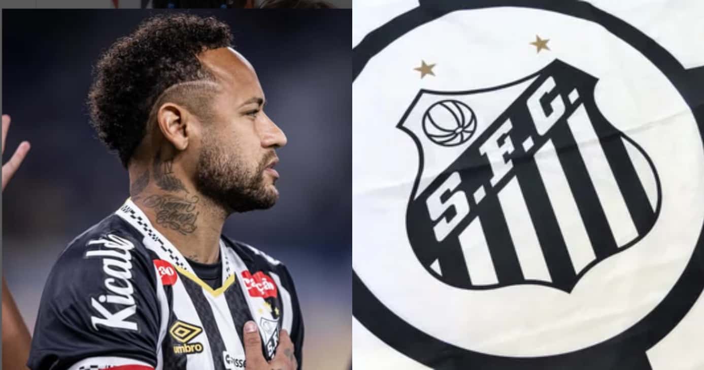 Neymar no Santos (Foto: Instagram)