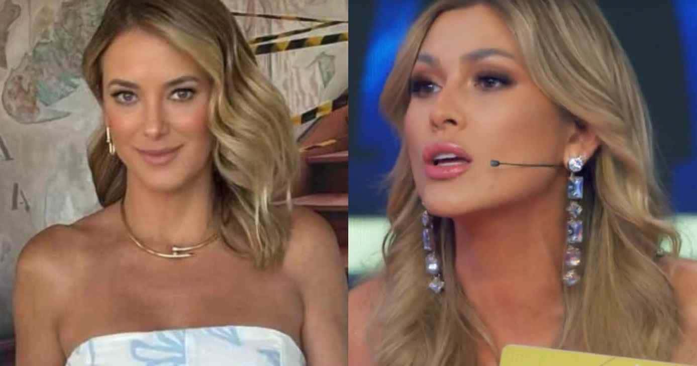 Ticiane Pinheiro e Lívia Andrade no Domingão (Fotos: Reproduções / Instagram / Globo)