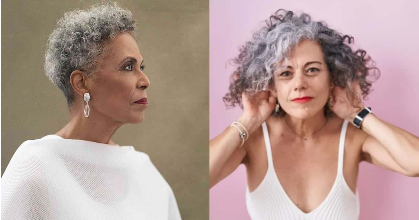 cortes de cabelo que disfarçam os grisalhos - Montagem/TV FOCO