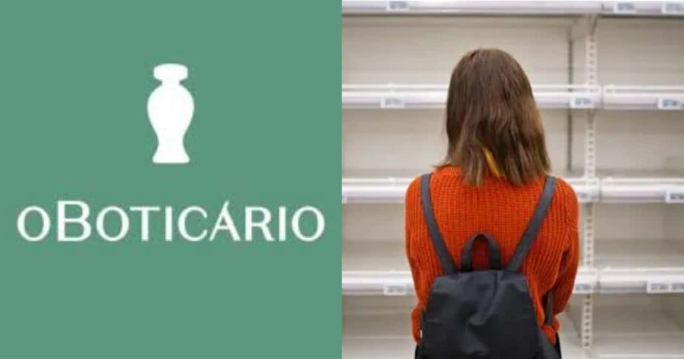 Boticário e prateleiras - Montagem/TV FOCO