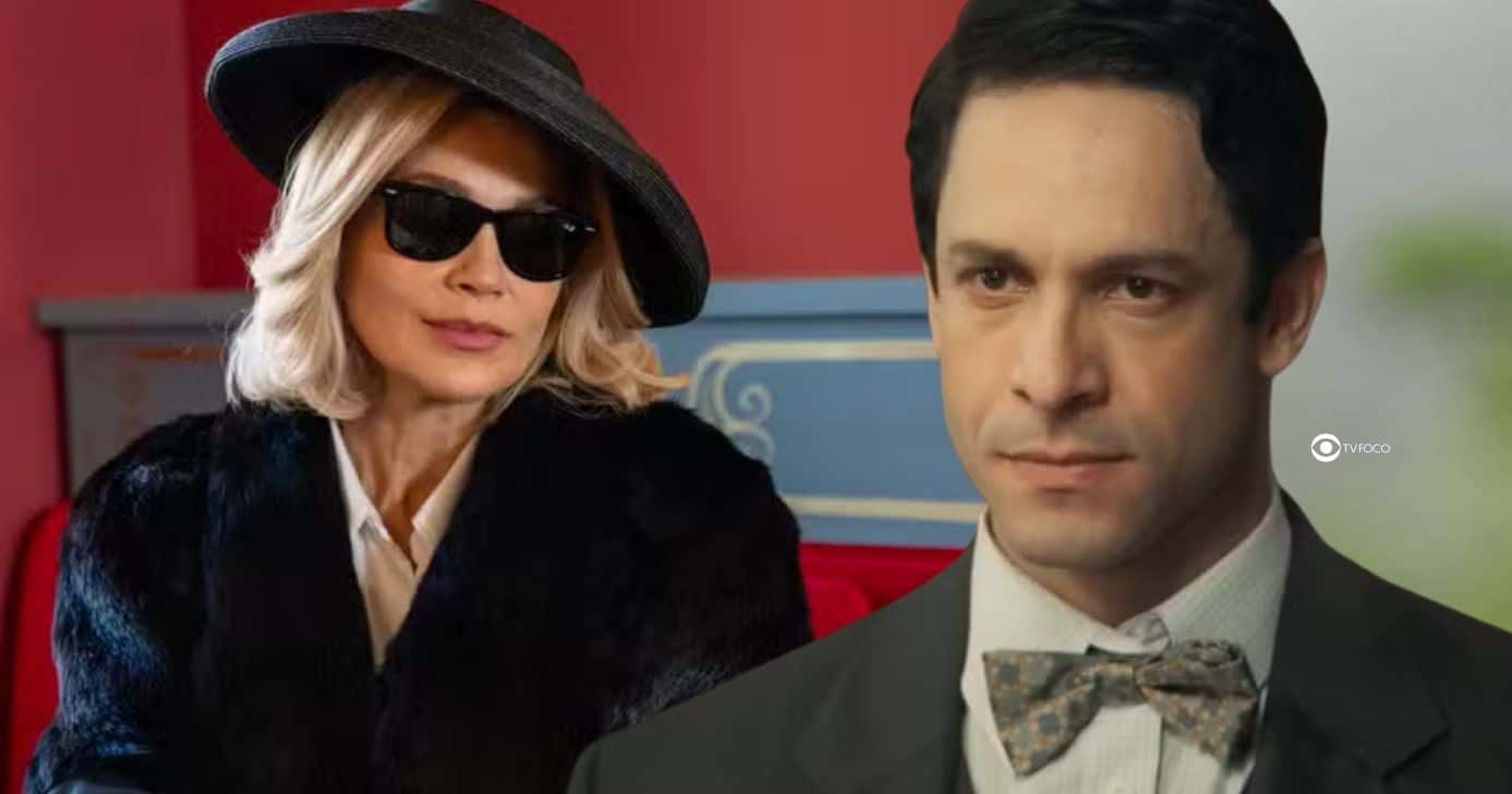 Sandra e Celso em Êta Mundo Melhor! (Foto: Reprodução / Globo / Montagem TV Foco)