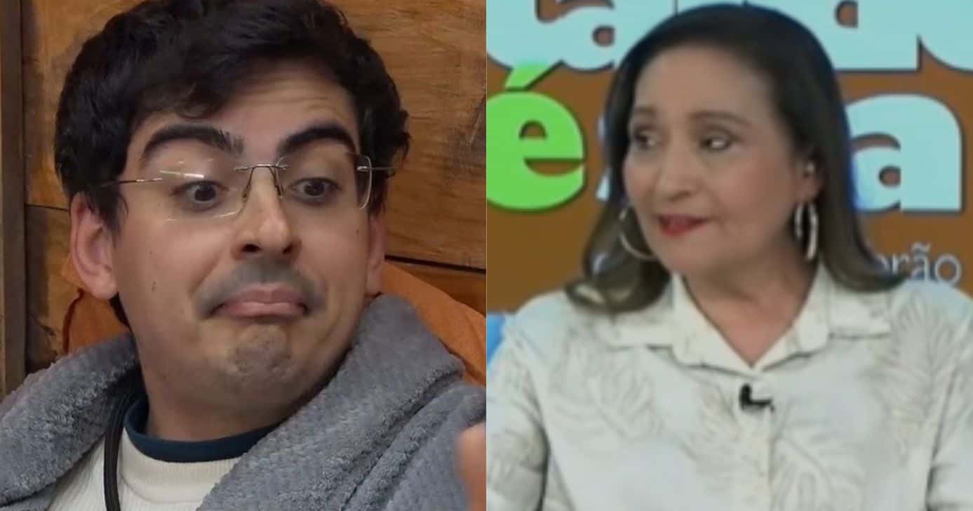 Dudu Camargo em A Fazenda 17 e Sonia Abrão no A Tarde É Sua (Fotos: Reproduções / Record / RedeTV!)