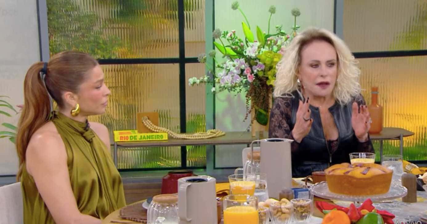 Grazi Massafera e Ana Maria no Mais Você (Foto: Reprodução / Globo)