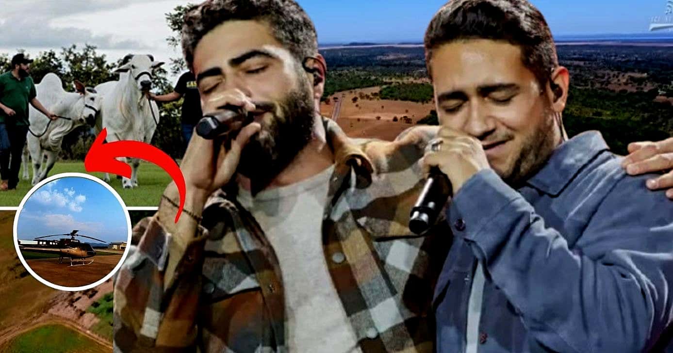 Henrique e Juliano são donos de uma fazenda absurda (Foto Reprodução/Montagem/Lennita/Instagram/AgeNews/Tom Zé Fonseca)