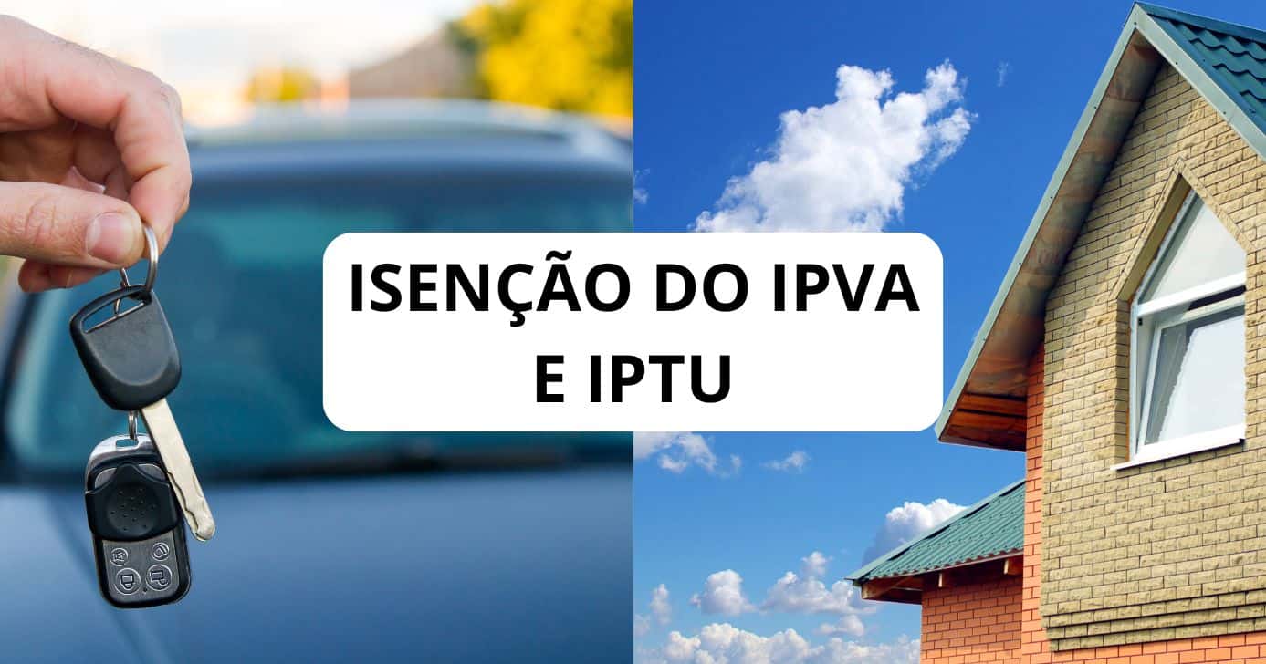 Ilustrações IPVA e IPTU (Fotos: Canva)