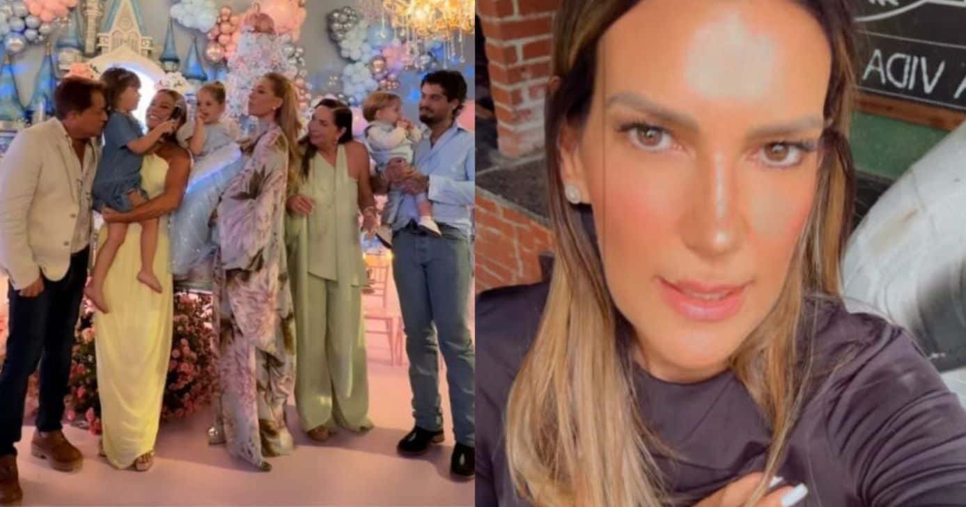 Leonardo, Maria Alice, Poliana Rocha, Maria Flor, Virginia Fonseca, Margareth Serrão, José Leonardo, Zé Felipe e Andrea Guimarães (Fotos: Reproduções / Stories / Instagram)