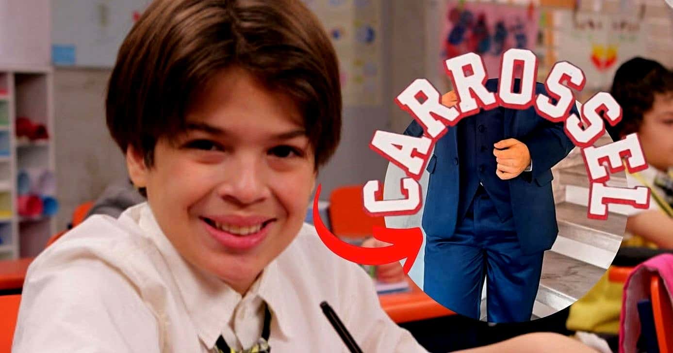 Lucas Santos, o Paulo de Carrossel, vive assim hoje (Foto Repodução/Tv Foco/Montagem/SBT/Canva/Lennita)