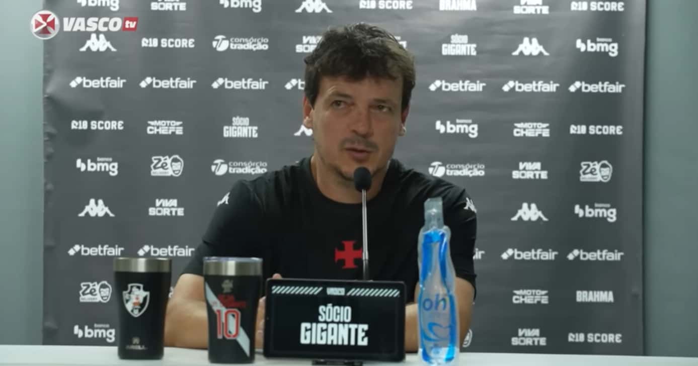 Fernando Diniz fala sobre situação no Vasco (Foto: Vasco TV)