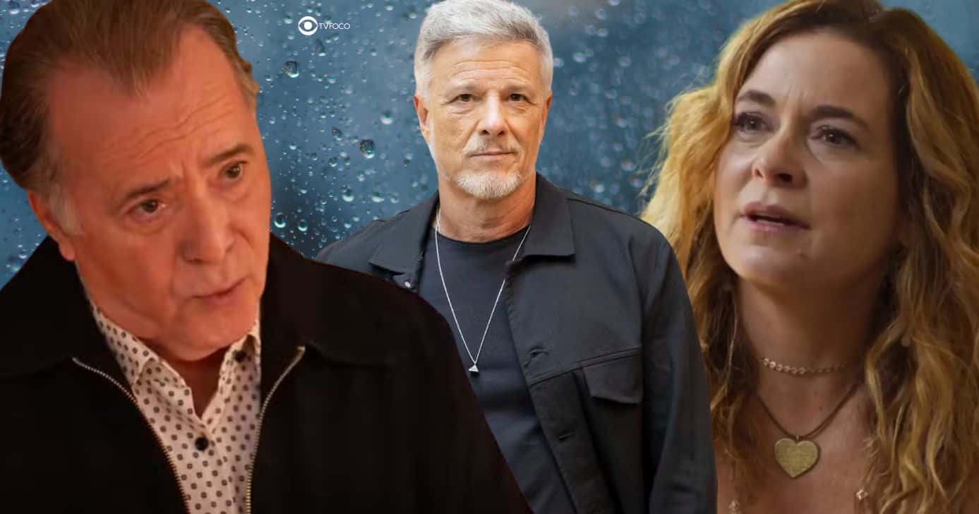 Abel, Jaques e Filipa em Dona de Mim (Foto: Reprodução / Globo / Montagem TV Foco)