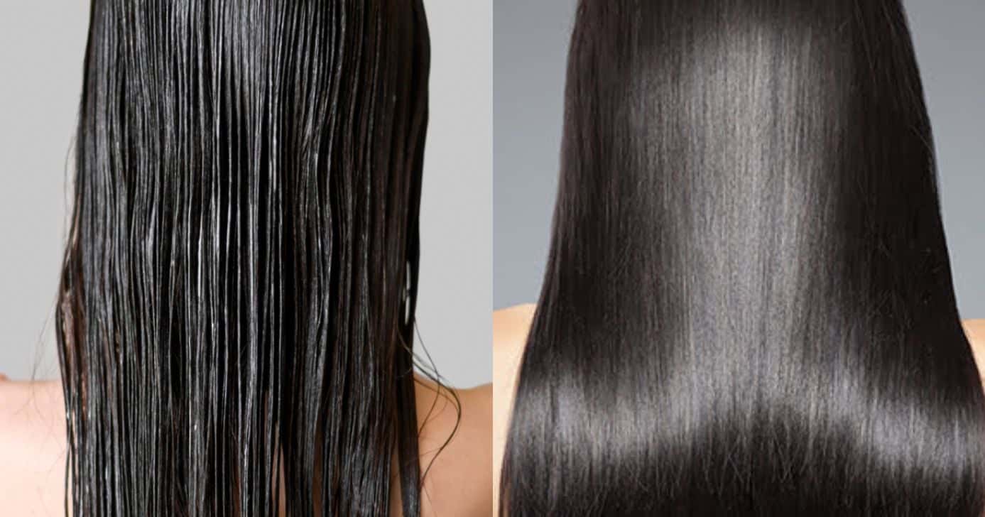 Tratamento caseiro alisa até a raiz do cabelo - Montagem/TV FOCO