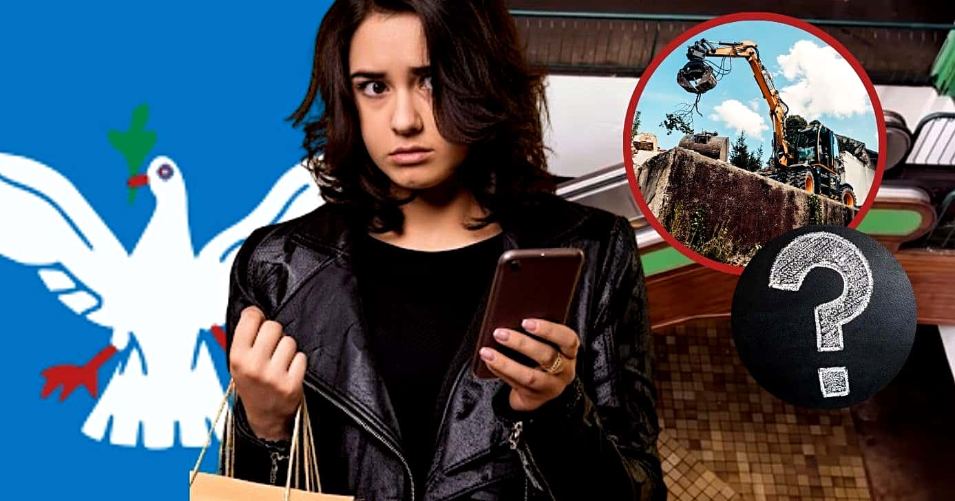 Shopping em região central de Salvador, BA, está em estado decadente e desfecho ainda é incerto (Foto Reprodução/Montagem/Lennita/Tv Foco/Canva/YouTube)