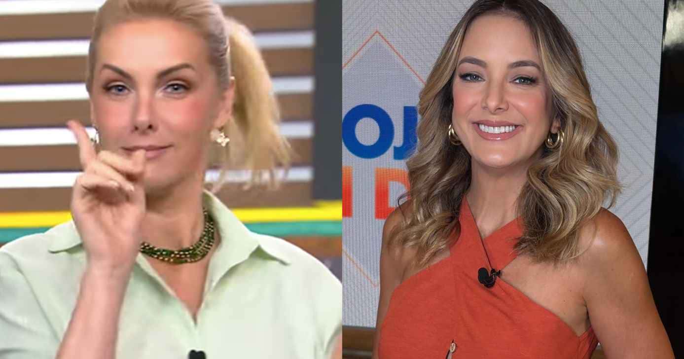 Ana Hickmann no Hoje Em Dia e Ticiane Pinheiro (Fotos: Reproduções / Record / Instagram)