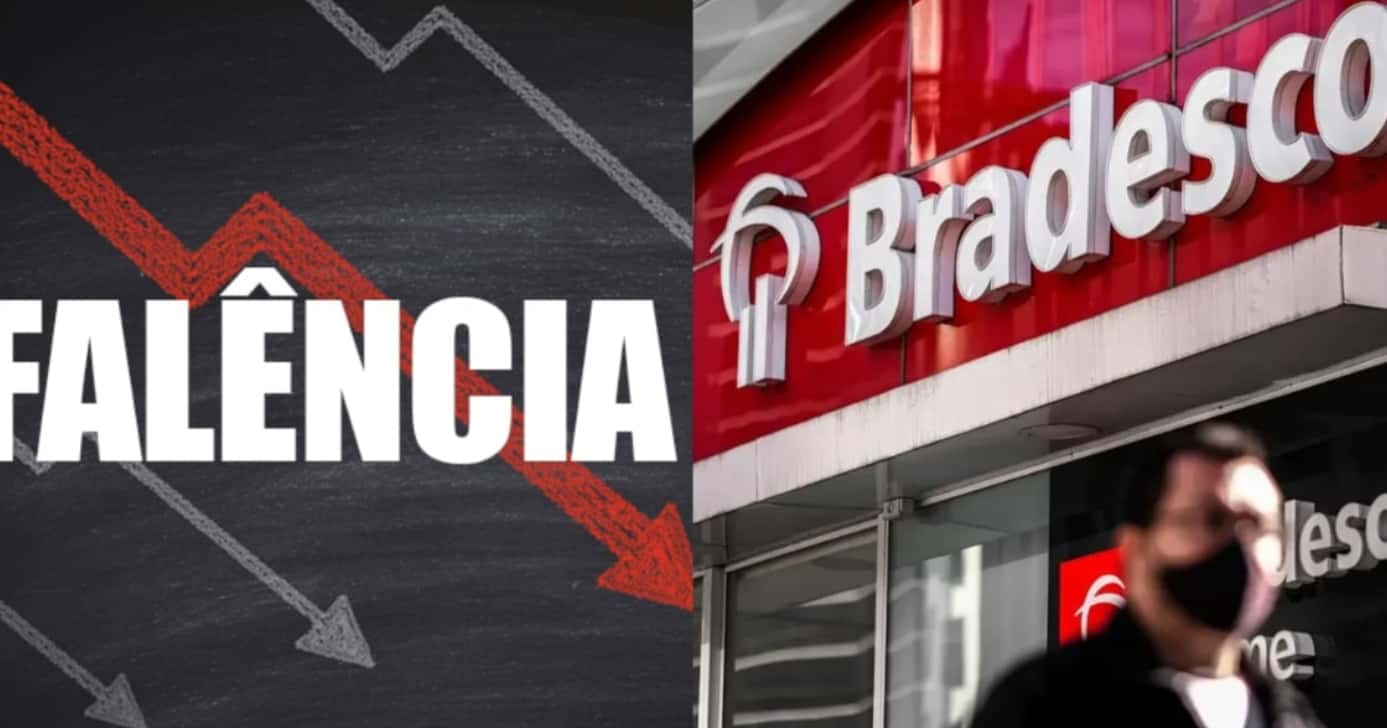 Logo de falência - Bradesco (Foto: Reprodução)