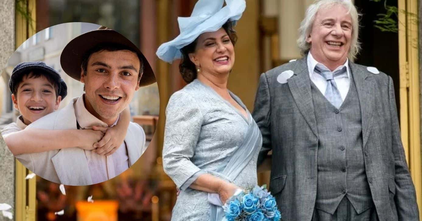 Samir, Candinho, Anastácia e Pancrácio em Êta Mundo Melhor! (Foto: Reprodução / Globo / Montagem TV Foco)