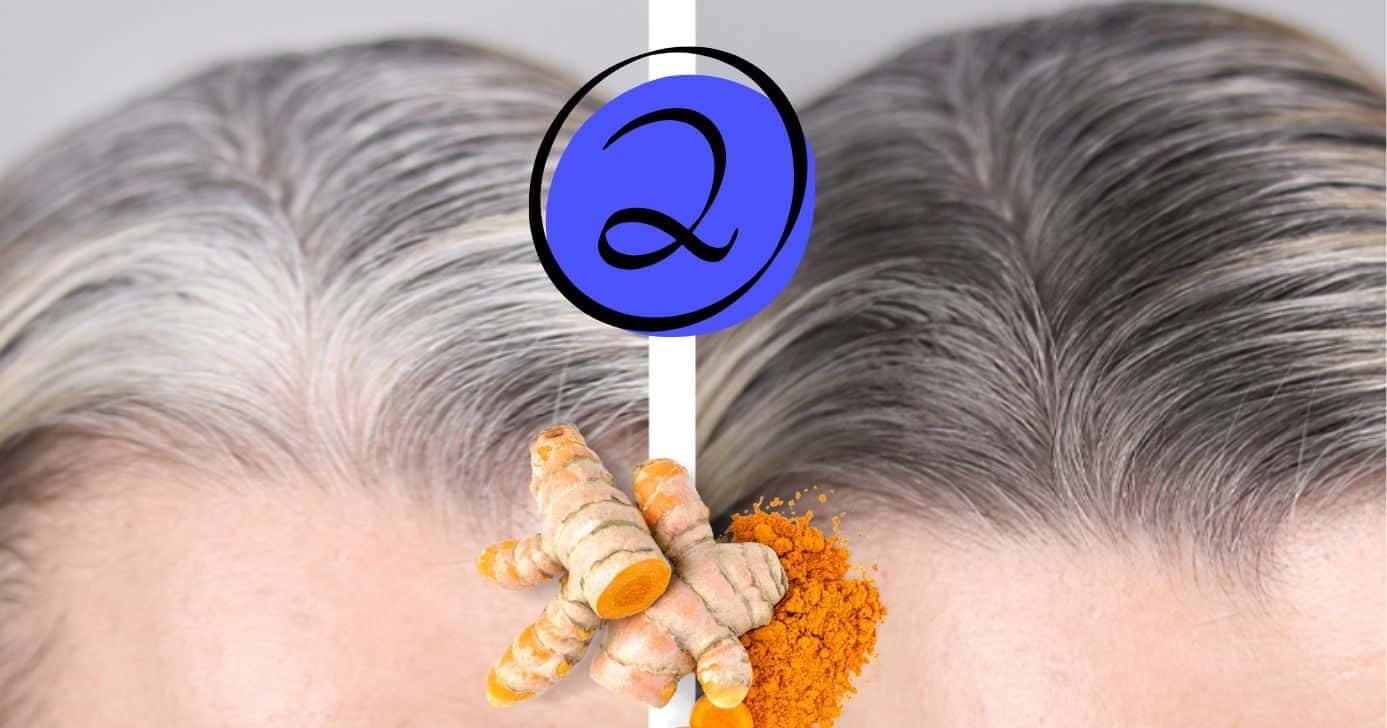 Elimine o grisalho sem tinta: misturinha natural com 2 ingredientes disfarça fios brancos em até 30 minutos (Foto Reprodução/Montagem/TV Foco/Canva/Paola)