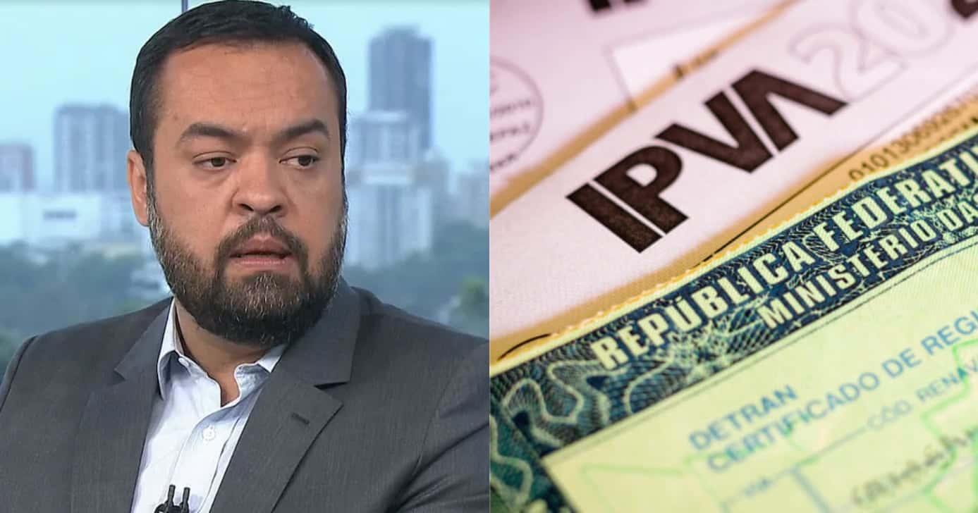 Cláudio Castro ciente dessa notícia sobre IPVA no RJ (Foto: TV Globo)