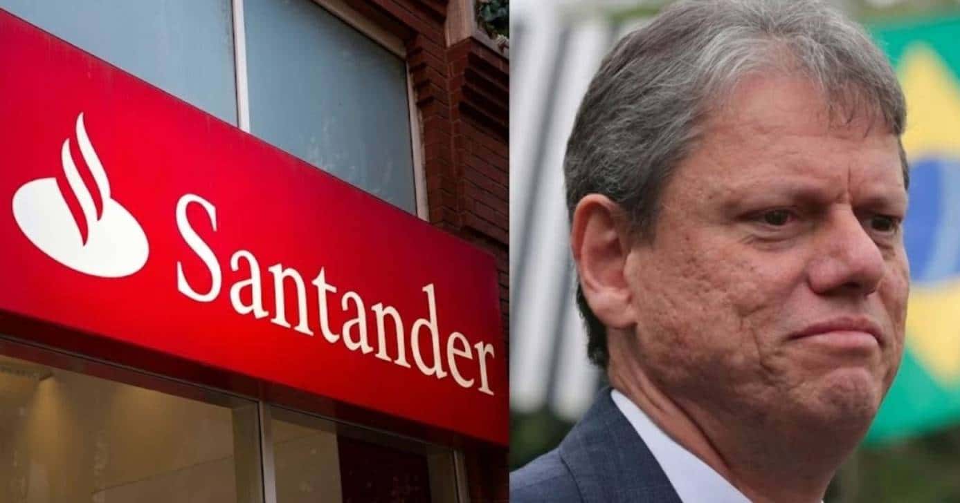 Santander fim de agência popular chega em SP na era Tarcísio (Foto: Montagem/TV Foco)