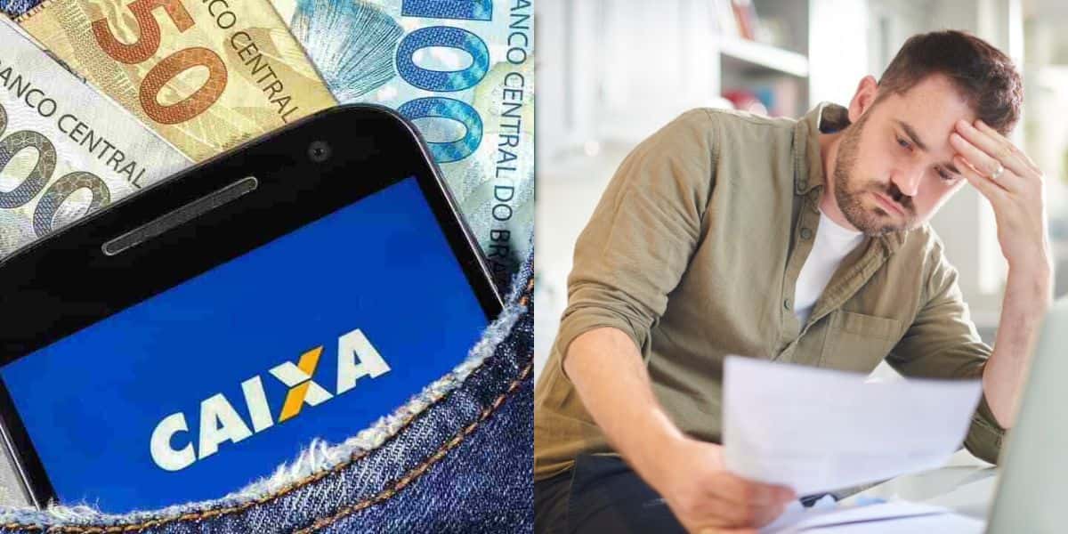Caixa diz como brasileiros com nome sujo pedem até R$4,5 mil (Reprodução: Montagem TV Foco)