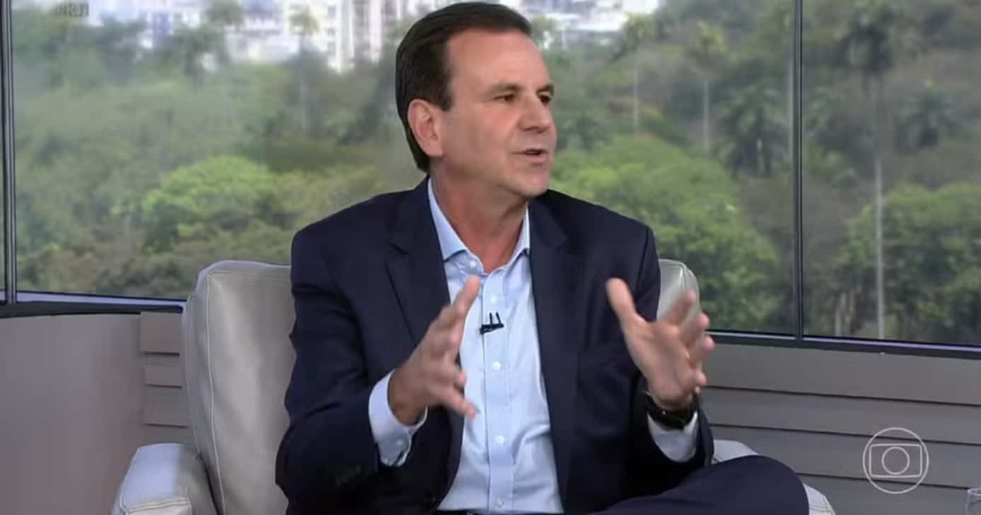 Eduardo Paes está ciente sobre demolição de restarante Popular (Foto: TV GLOBO)