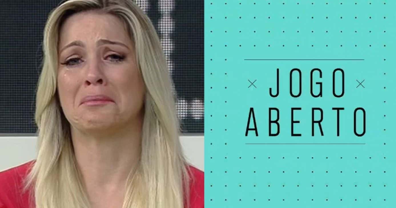 Renata Fan e logo do Jogo Aberto (Foto: Reprodução / Band)