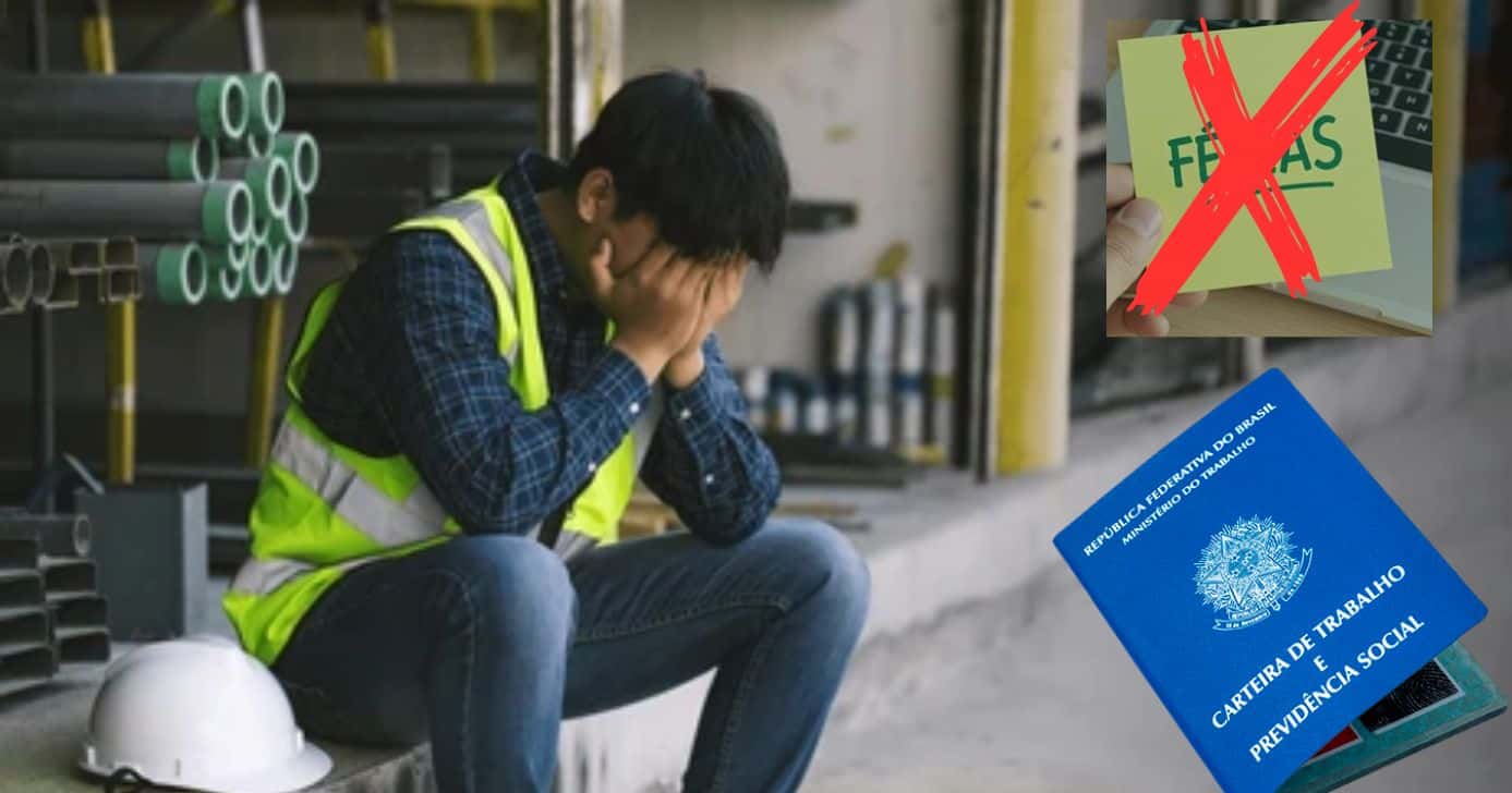 Tchau, férias: Lei trabalhista que segue em vigor informa 1 atitude que reduz descanso dos CLTs (Foto Reprodução/Montagem/TV Foco/Canva/Paola)