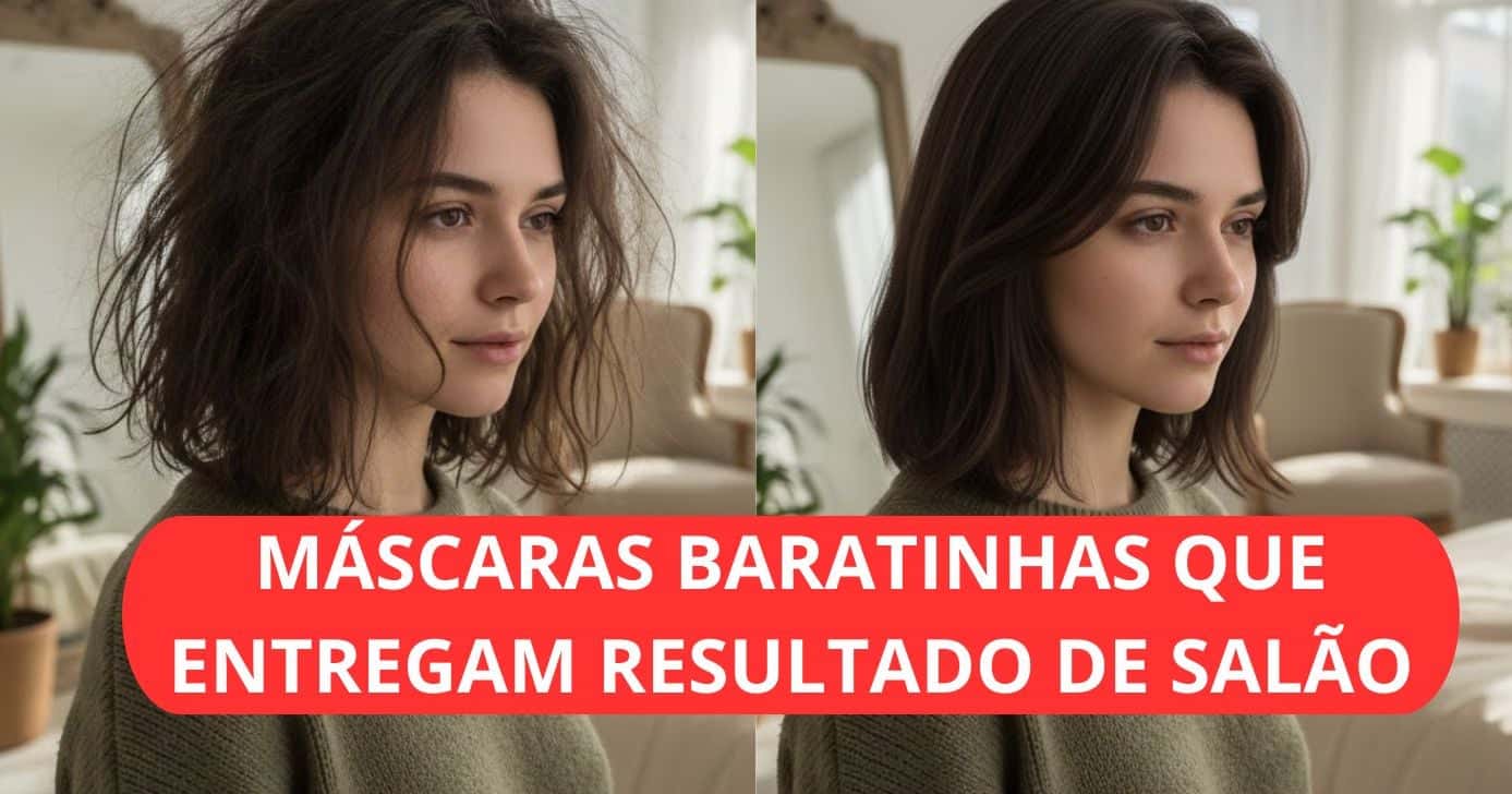 Antes e depois de cabelo danificado (Foto: Montagem TV Foco / GMN / Canva)