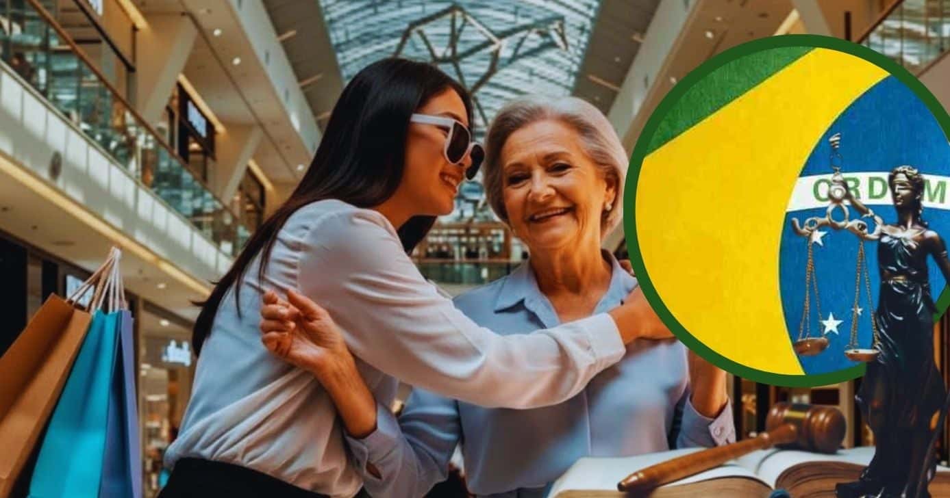 Projeto de lei traz benefícios a idosos e familiares em shoppings (Foto: Reprodução/Montagem/TV Foco/Canva/GMN)