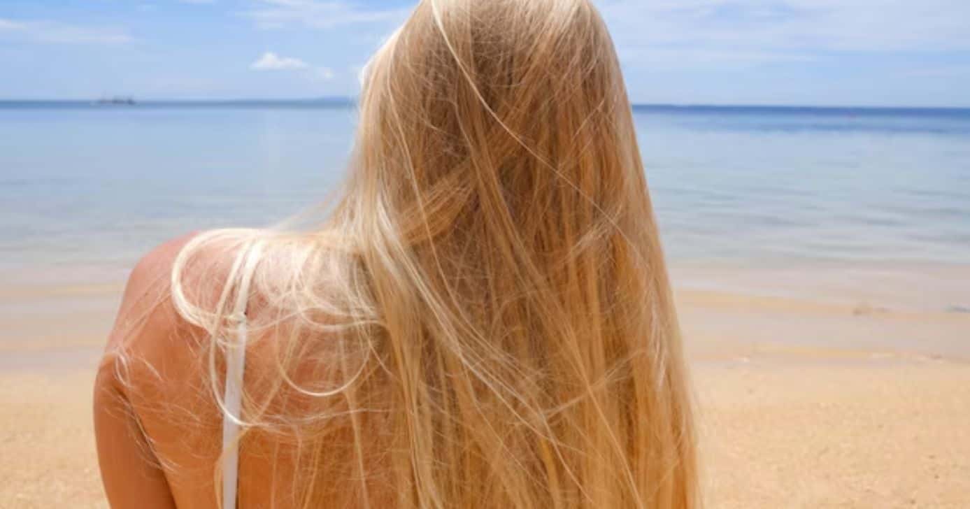 Cabelo loiro na praia - Foto: Internet