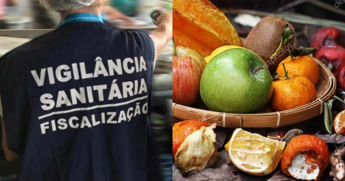 Frutas podres - Vigilância Sanitária (Foto: Reprodução)