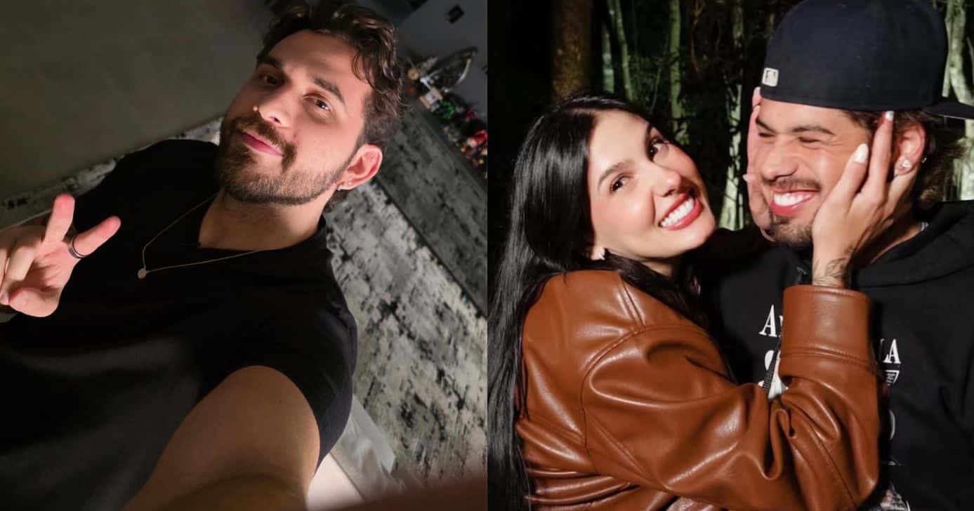 Gustavo Mioto, Ana Castela e Zé Felipe (Fotos: Reproduções / Instagram)