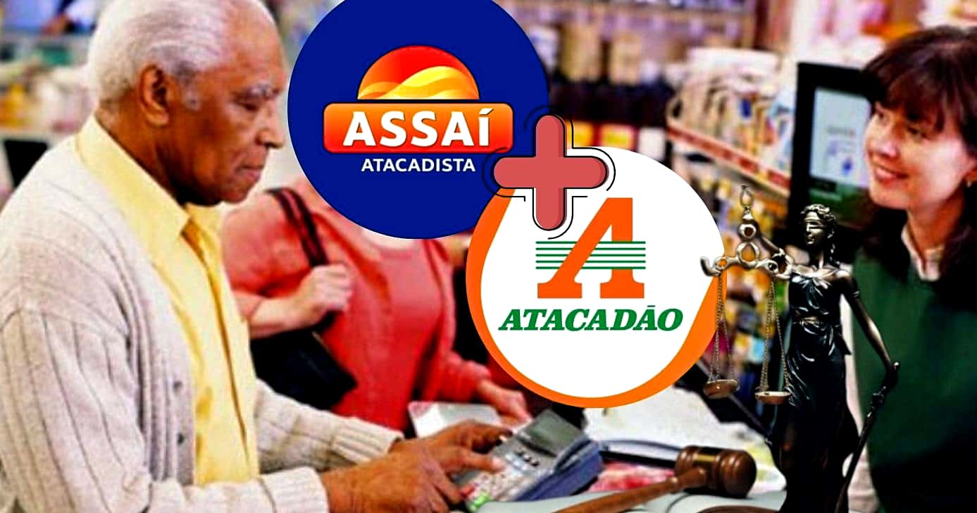 Supermercados são obrigados a darem esse benefício aos idosos (Foto Reprodução/Montagem/TV Foco/Canva/GMN/Freepik/Logos/Lennita)