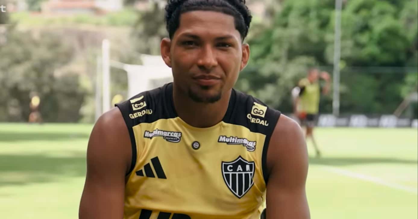 Rony no Atlético-MG (Foto: Reprodução/ Galo TV - YouTube)