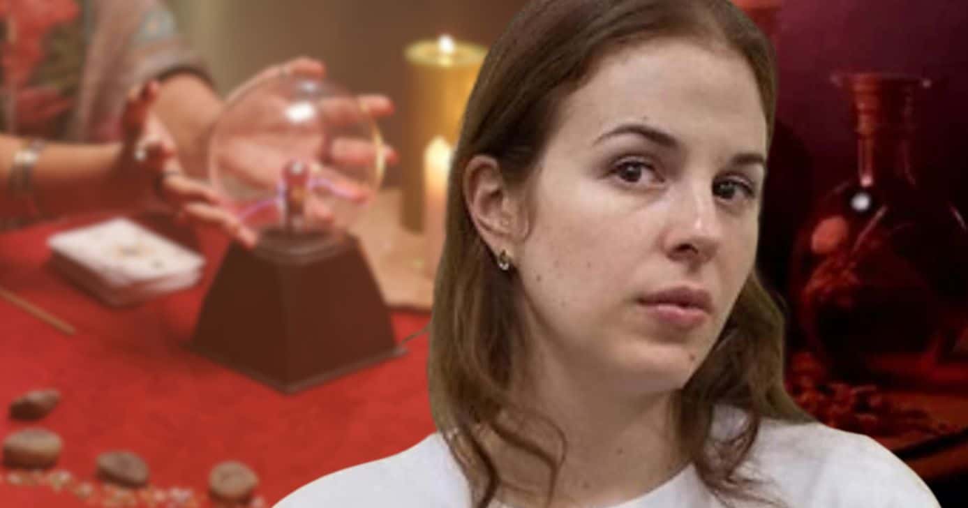 Ilustração de vidente e Suzane (Foto: Reprodução / Instagram / Canva / Montagem TV Foco)