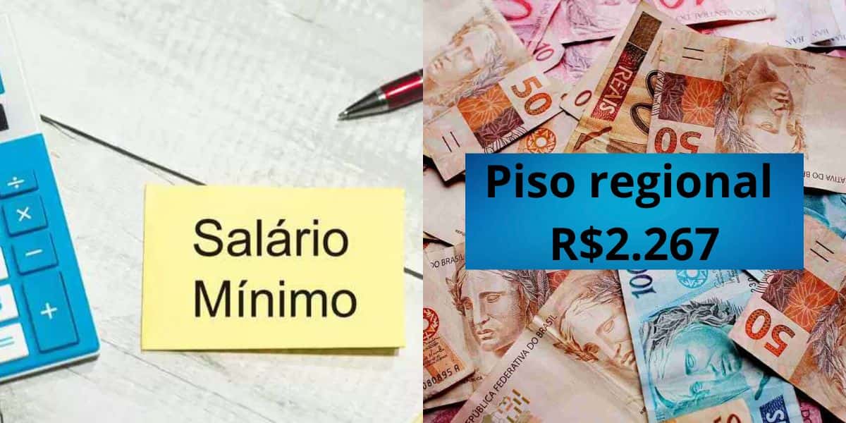 Salário mínimo de R$2.267 à lista de trabalhadores em 2026 (Reprodução: Montagem TV Foco)