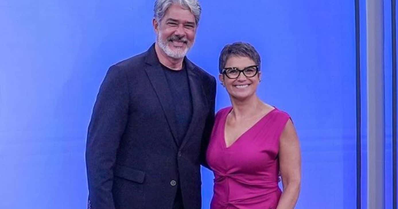 Bonner e Sandra - Foto: Globo