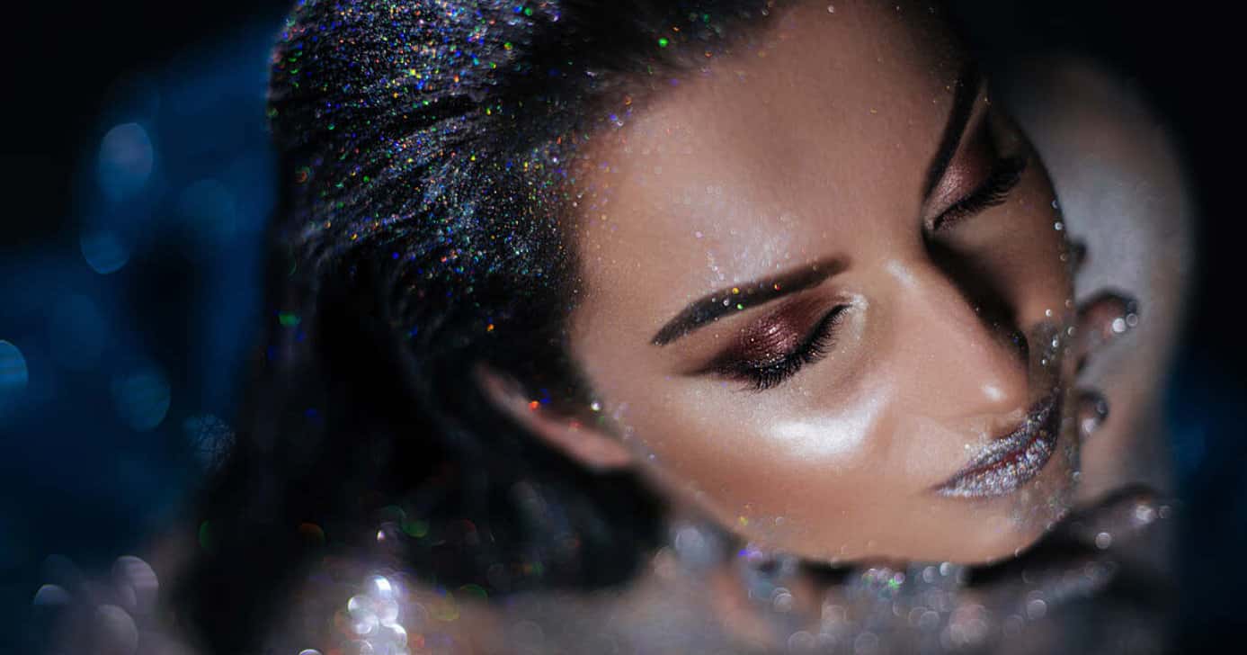 Glitter no cabelo (Foto: Reprodução)