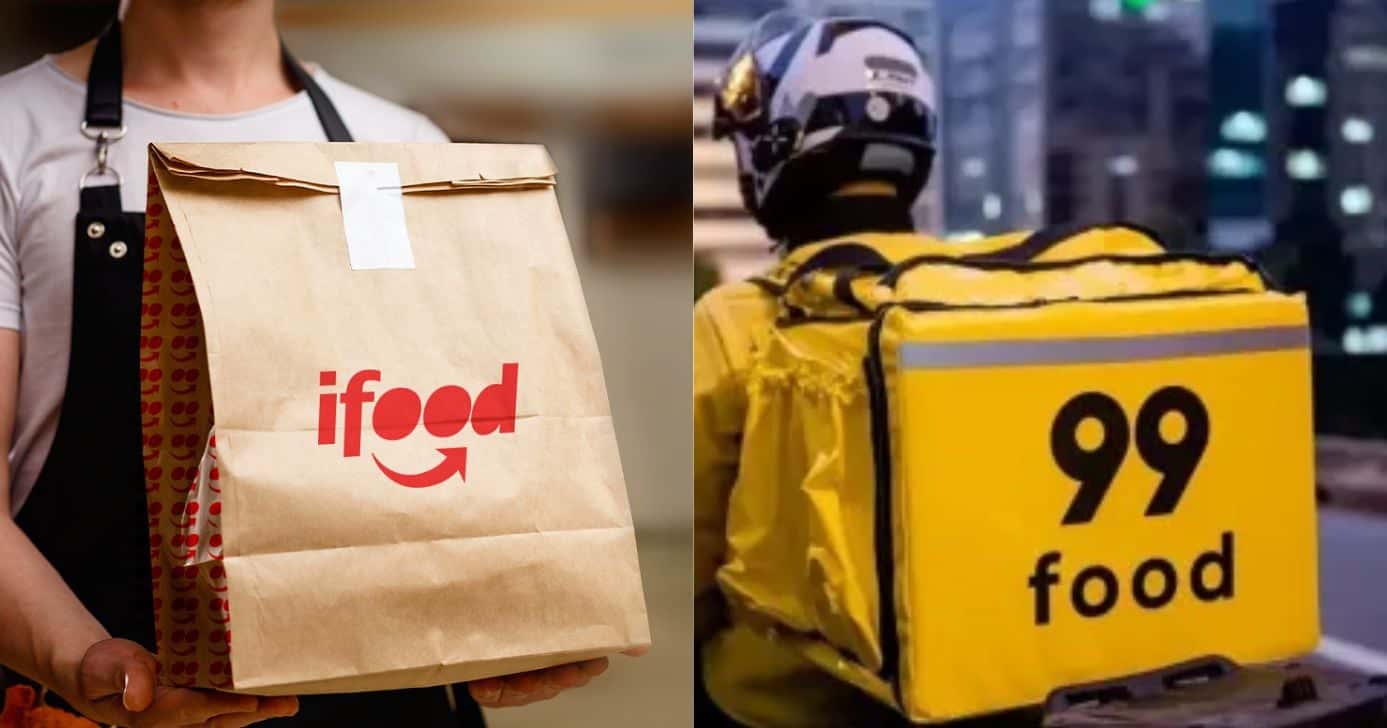 Ifood / 99 - Montagem: TV FOCO