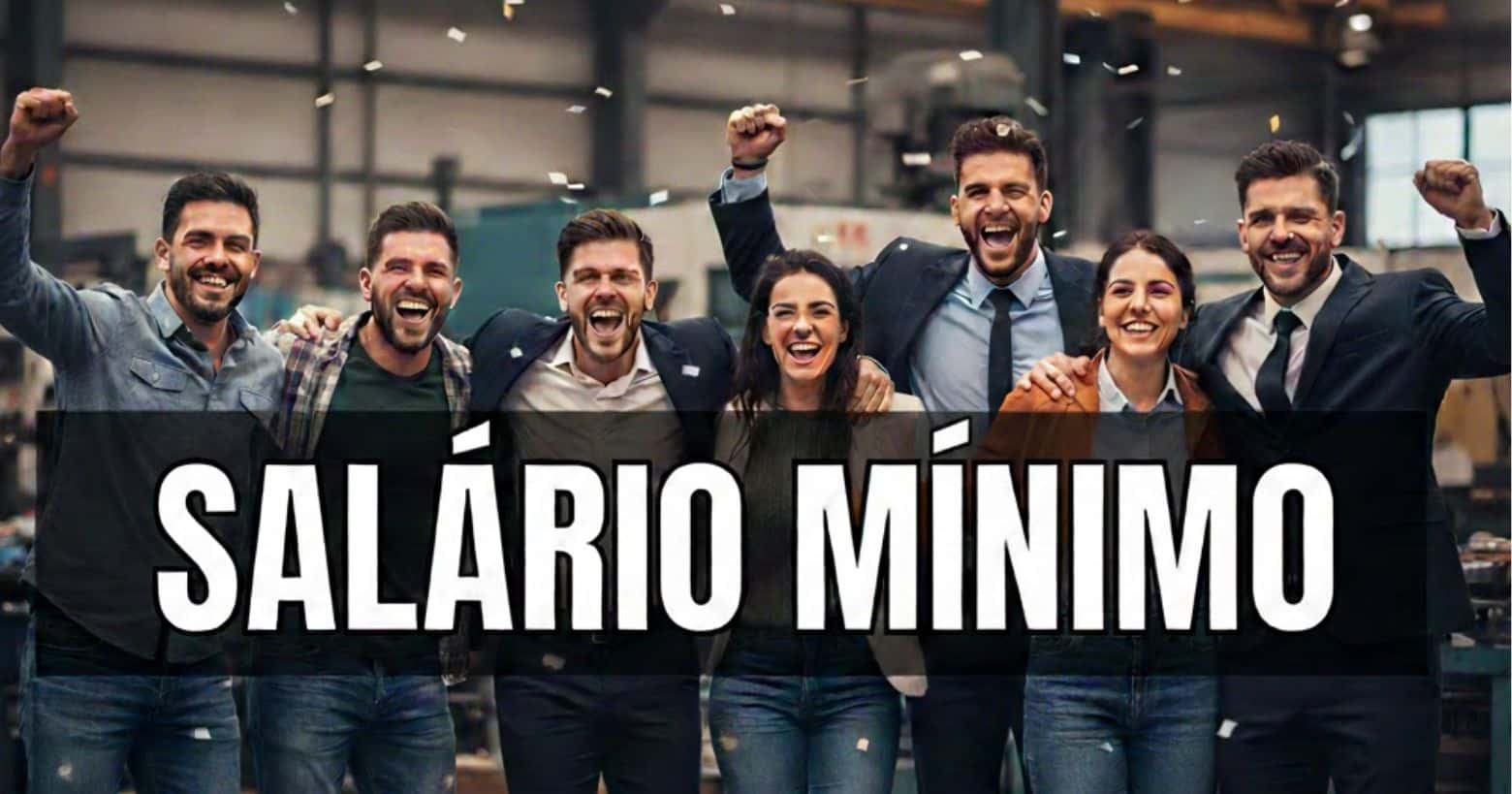 Ilustrações salário mínimo e trabalhadores (Foto: Montagem TV Foco / GMN)