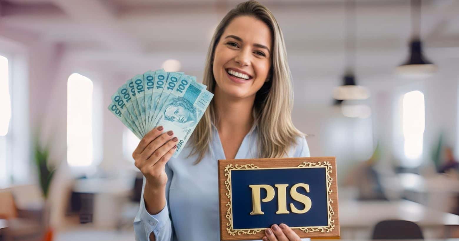 Ilustrações trabalhadora e PIS (Foto: Montagem TV Foco / GMN)