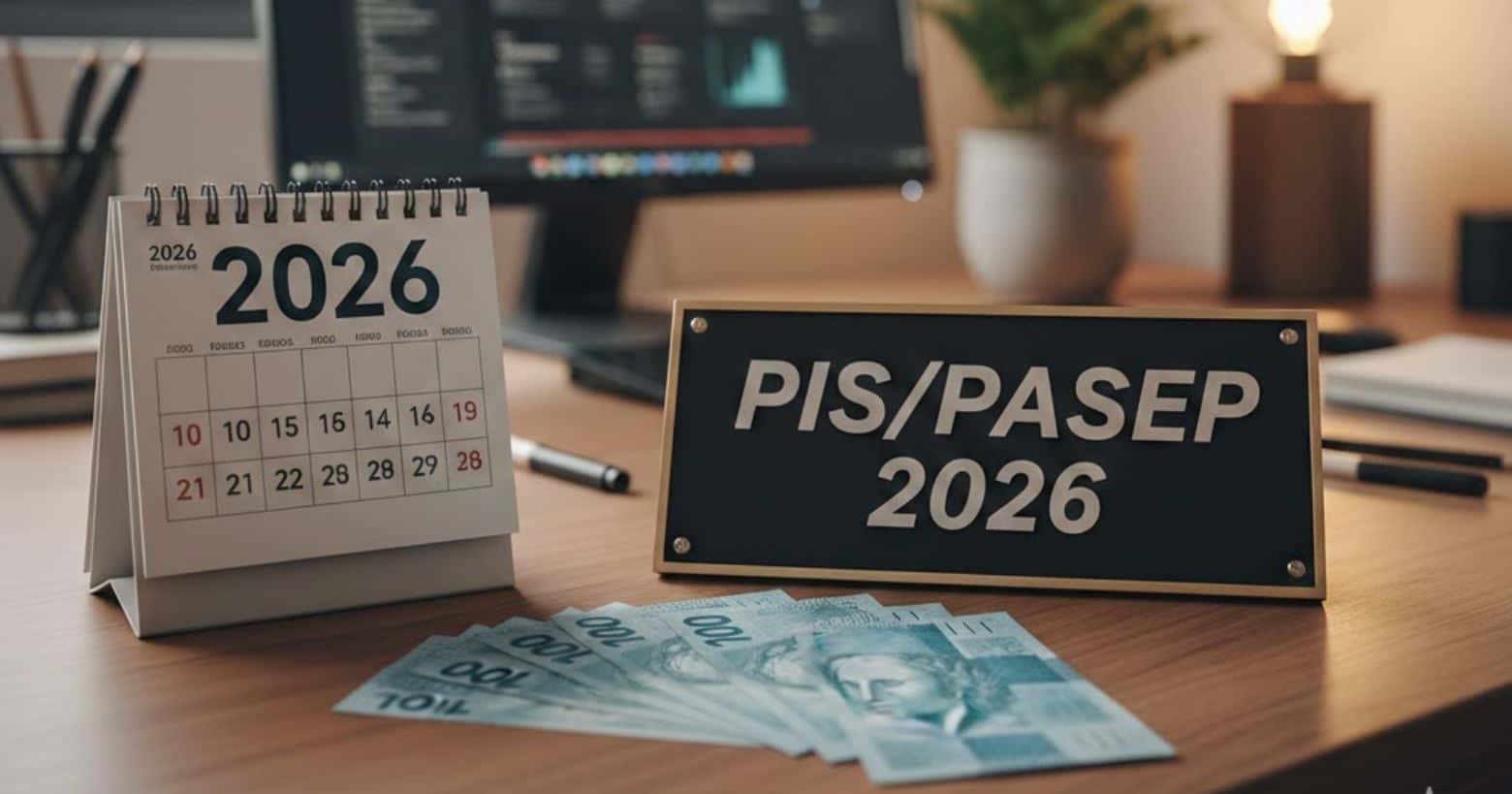 Ilustração PIS/Pasep 2026 (Foto: Montagem TV Foco / GMN)