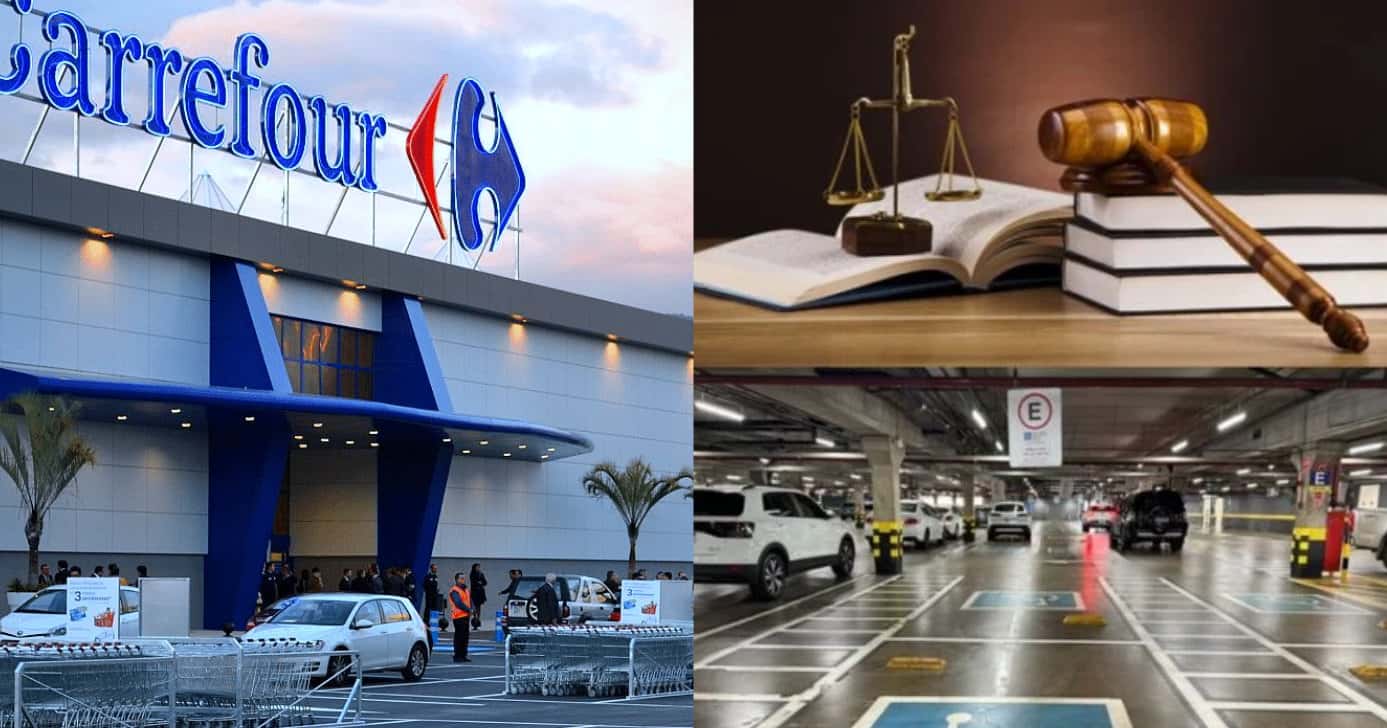Supermercado - Carrefour - Estacionamento (Foto: Reprodução)
