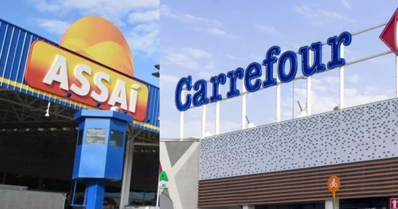 Assaí / Carrefour - Montagem: TV FOCO