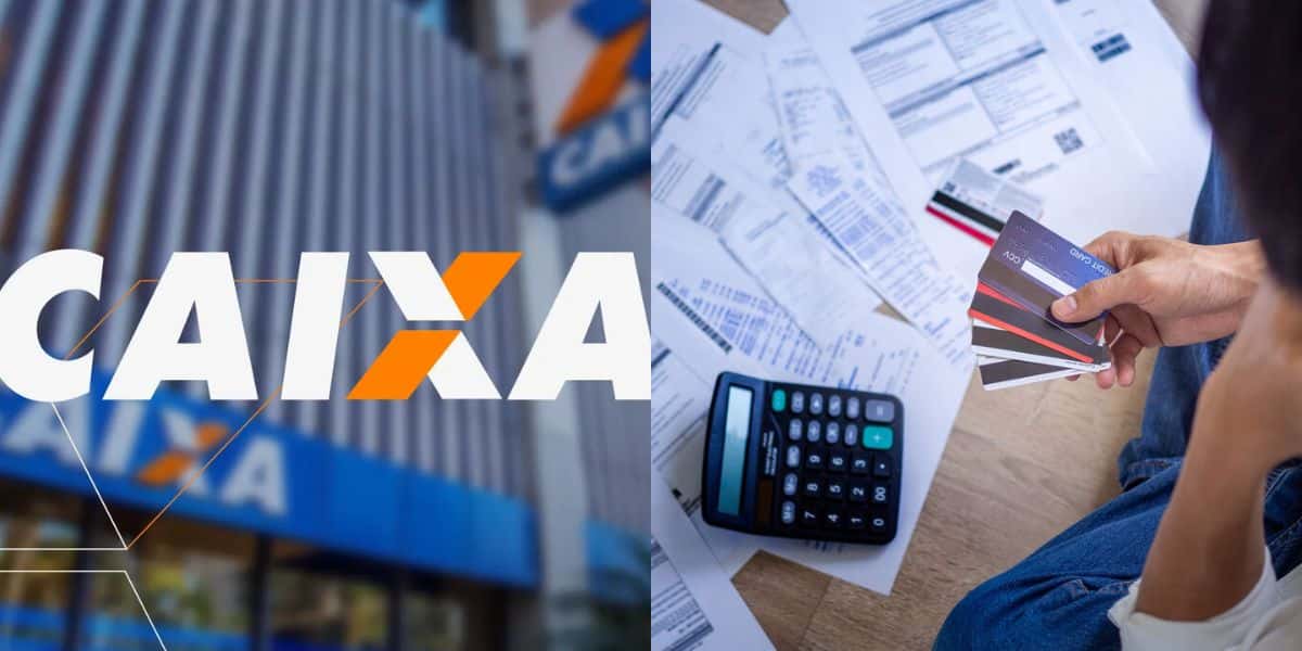 Caixa traz comunicado aos clientes com CPF sujo (Reprodução: Montagem TV Foco)