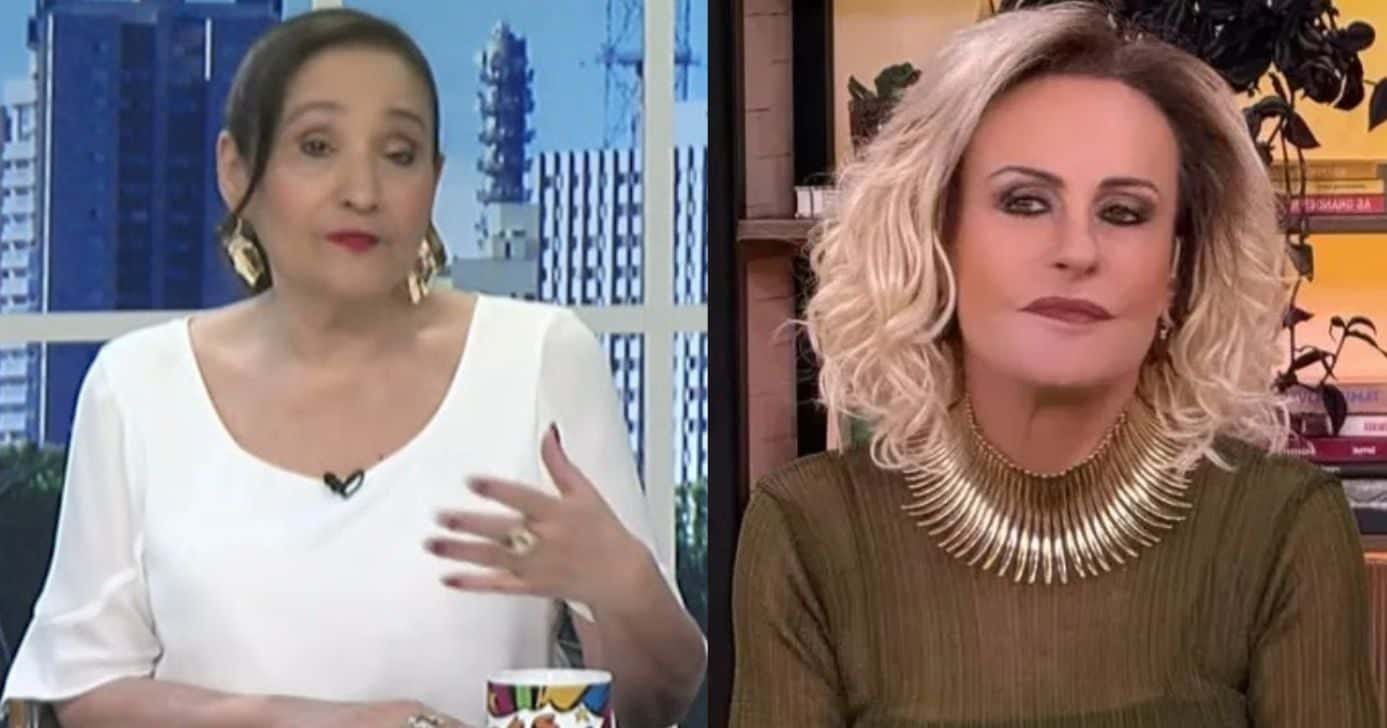 Sonia Abrão e Ana Maria Braga (Foto: Reprodução / RedeTV! / Globo)
