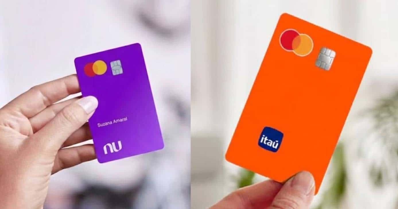 Quem tem cartão de crédito Nubank e Itaú deve ler informe do BC (Foto: Montagem/TV Foco)