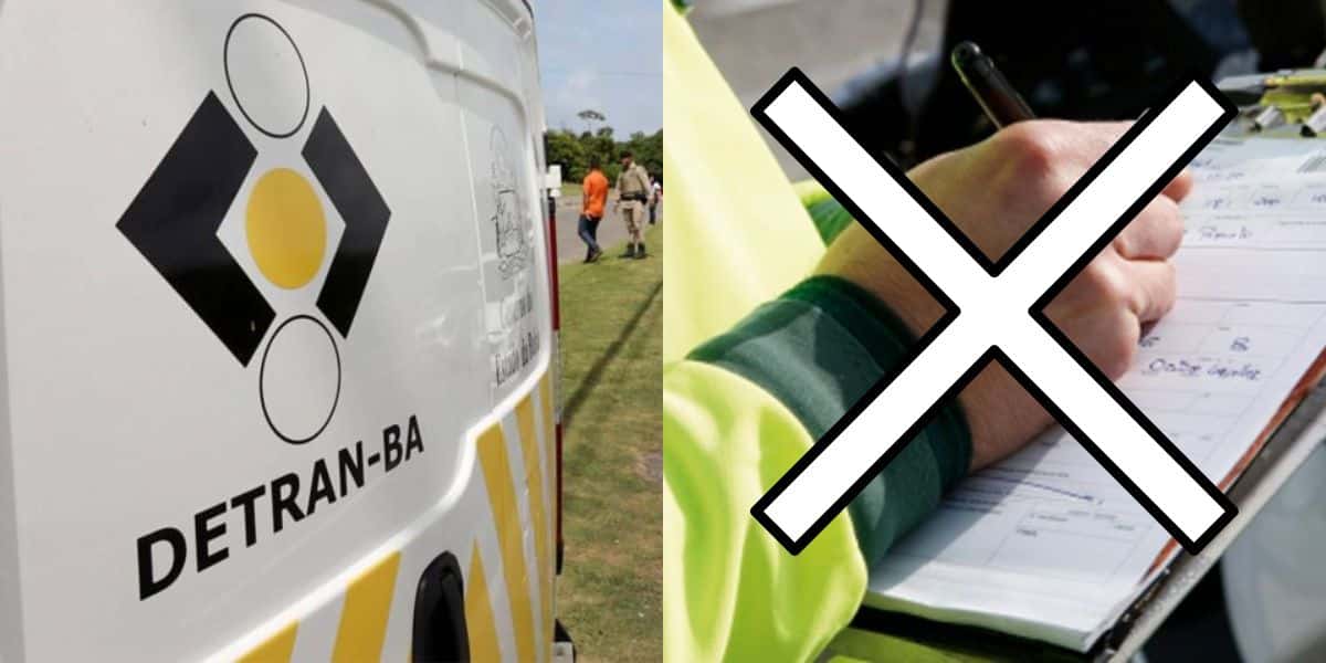 Detran única atitude livrar motoristas de multas na Bahia (Reprodução: Montagem TV Foco)